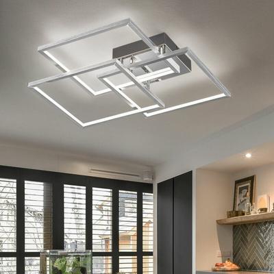Wofi - Deckenlampe led Deckenlampe modern Deckenleuchte Wohnzimmer, glänzend, 1x led 25W 2200Lm Image