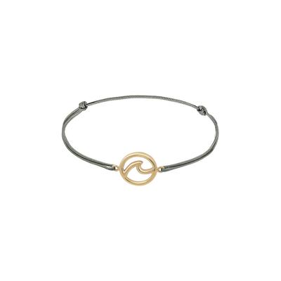 Elli - Welle Strand Maritim Nylon Band Trend 925er Silber Armbänder & Armreife 1 ct Damen