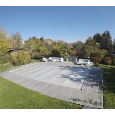 Pool-Abdeckplane KWAD "FLEX für Pools der Größe 7,0 x 3,5 m", grau, B:400cm L:750cm, Polyvinylchlorid (PVC), Planen, in verschiedenen Farben Image