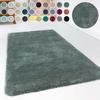 Hochflor-Teppich ESPRIT "Relaxx ESP-4150", grün (grün, grau), H:25mm Ø:200cm, Kunstfaser, Teppiche, Wohnzimmer, sehr große Farbauswahl, weicher dichter Hochflor