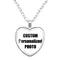 Collier personnalisé en forme de cœur, Photo maman papa bébé enfants grand-père Parents, cadeau personnalisé pour cadeau d