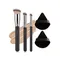 3 stücke Make-Up Pinsel Set + 2 stücke Dreieck Trockenen Luft Kissen Puff Foundation Concealer Make-Up Schwamm Frauen Kosmetik Pinsel schönheit Werkzeuge