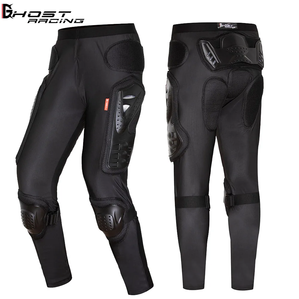 Herren Motorrad Rüstung Hose Motocross Hose lange Rüstung Knie Schritt Hüft schutz Motorrad Reiten Renn ausrüstung Shorts Image