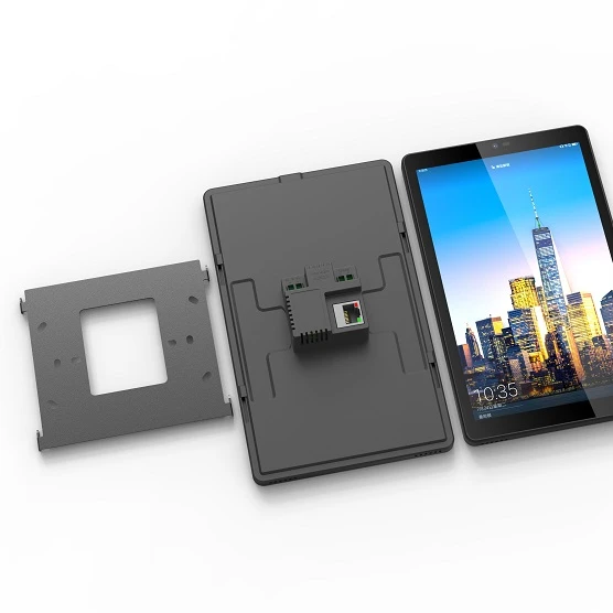 Sunworld YC-SM08P Hotsale Embedded 10 Zoll 4G/32G Steuer-Touchpanel Android 11 Wandhalterung Android PoE Tablet Image