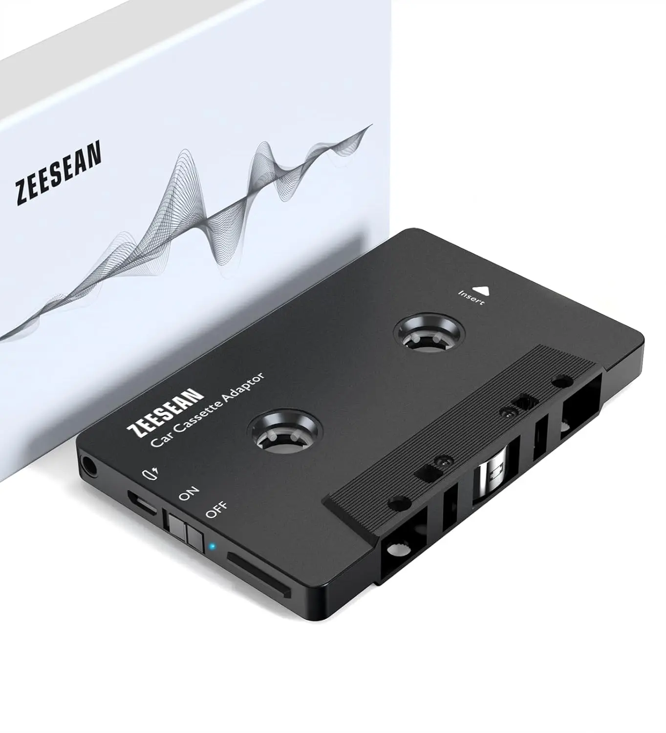 Kassetten-Bluetooth-Adapter für Auto, Bluetooth 5.1-Kassettenadapter, Car Audio Bluetooth Wireless Cassette Receiver Image
