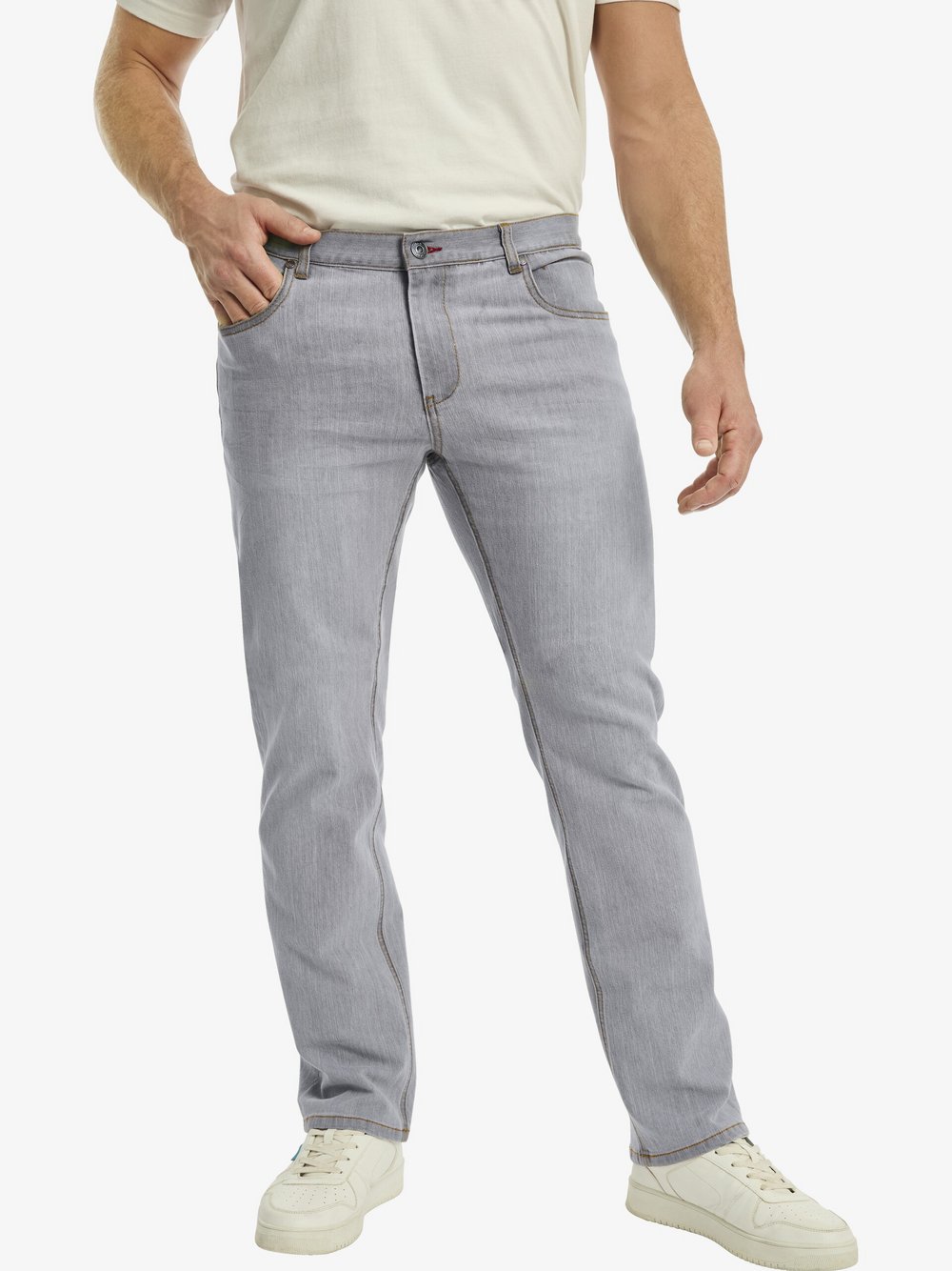 Jan Vanderstorm Tiefbundjeans Herren grau, 38-34 Image