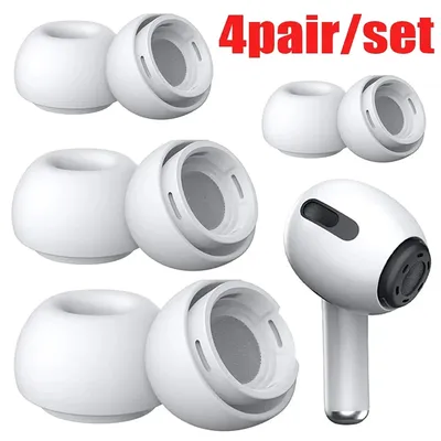 Für Apple AirPods Pro 2, reduziert Geräusche, flüssige Silikon-Ohrstöpsel für Airpods Pro 1, Geräuschreduzierung, Schutzhülle, Ohrhörer-Abdeckung Image
