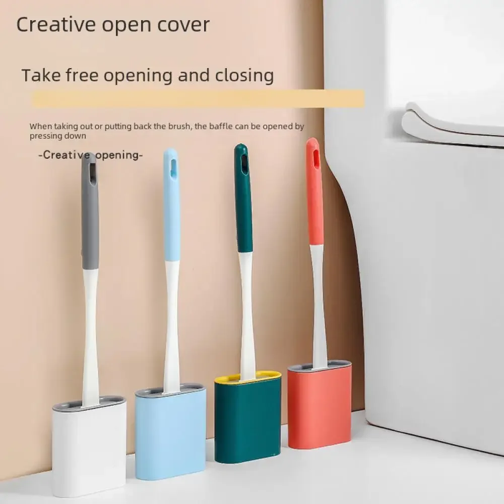 Silikon Toiletten bürste WC Abfluss reiniger Desinfektion mittel Home Long Handle Scrub ber 2024 neue Pro Bad Werkzeug Waschraum Zubehör Image