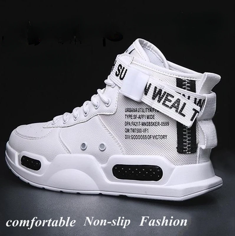 Herren Casual Sneakers High-Tops Sneakers Trendy Jungen Basketball Sport Tennisschuhe Outdoor Off-Road-Schuhe Paar Sneakers Image