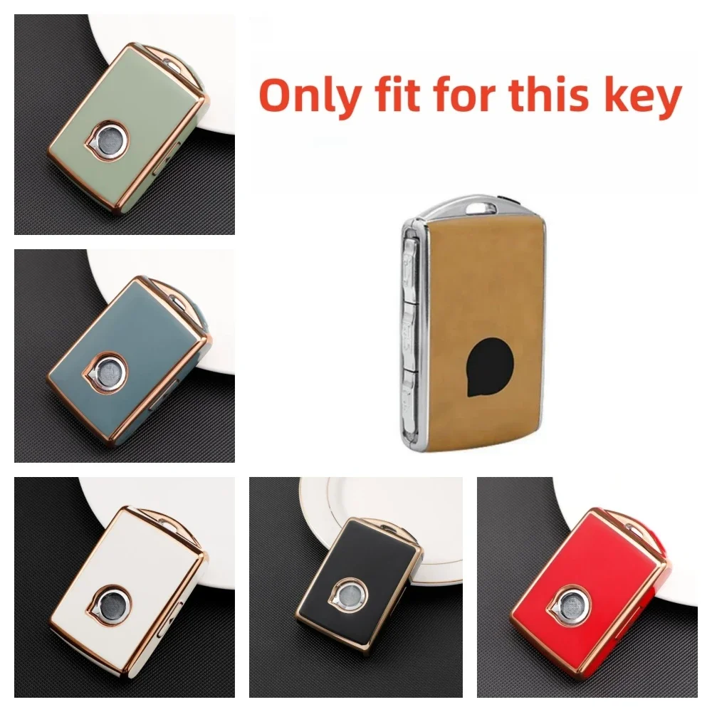 Auto TPU Schlüssel Fall Halter Abdeckung Shell Für Volvo XC40 XC60 S90 XC90 V90 2017 2018 T5 T6 T8 Fob Smart Schlüssel Schutz Tasche Image
