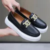 Heißer Verkauf Paar Leder Casual Schuhe Qualität Schwarz Slip-on Schuhe Männer Frauen Müßiggänger Beige Mokassin für Männer Elegante männer Schuhe
