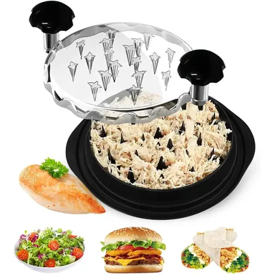 Chicken Shredder Tool Meat Breast Shredding Separation Mincing Grinder Machine With Lid For Shredding Chicken Pork Beef