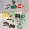 13Pcs Video Game on Theme PVC Keychain GamePad Level Up Backpack Pendant for Boy Game Night Birthday Party Favors Goodie Bag