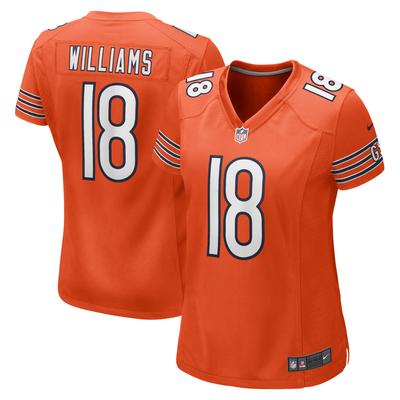 Chicago Bears Nike Game Ausweichtrikot - Orange - Caleb Williams - Damen Image