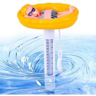 Memkey - Schwimmendes Thermometer, schwimmende Pool-Thermometer, Wasserthermometer in Image