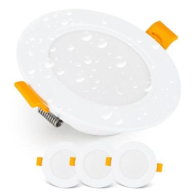 Aougo - Einbau-LED-Strahler-Downlight LED-Deckenstrahler IP54 für Badezimmer, Feuchträume, Kaltweiß Image