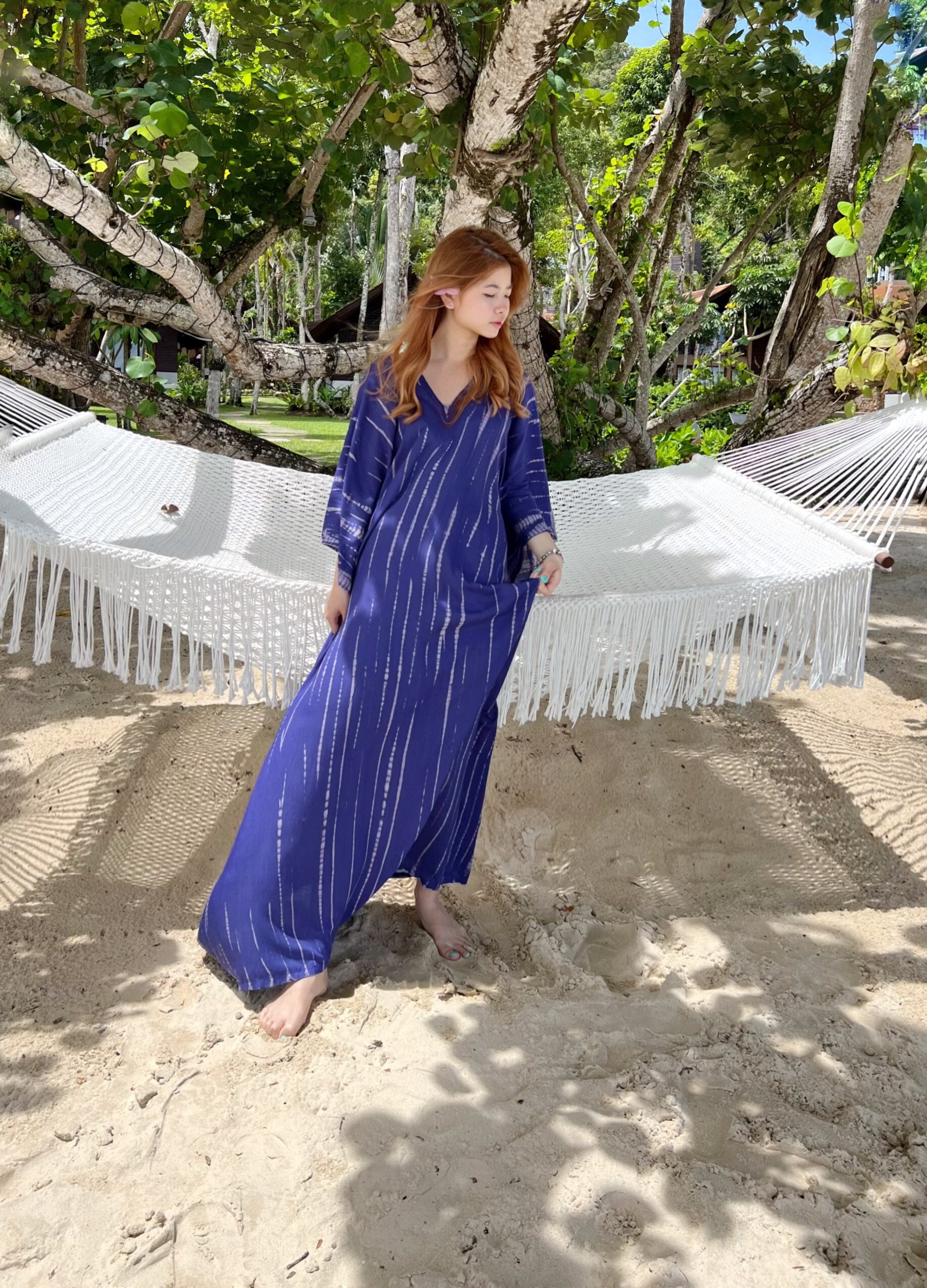 Caftano tie-dye, abito lungo caftano, caftano fatto a mano, abito oversize, caftano boho, caftano lungo, abito estivo, abbigliamento da resort, abiti