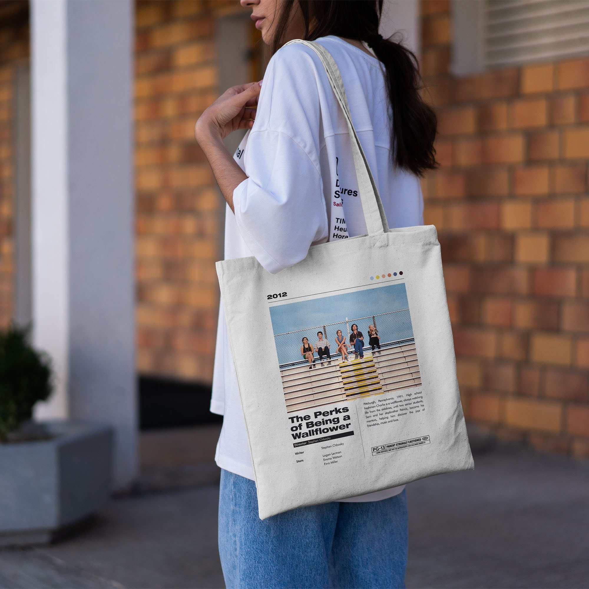I vantaggi di essere una Wallflower Tote Bag / Movie Tote Bag / Cotton Tote Bag / Canvas Tote Bag / Aesthetic Tote Bag / Shopping Bag / Eco Bag