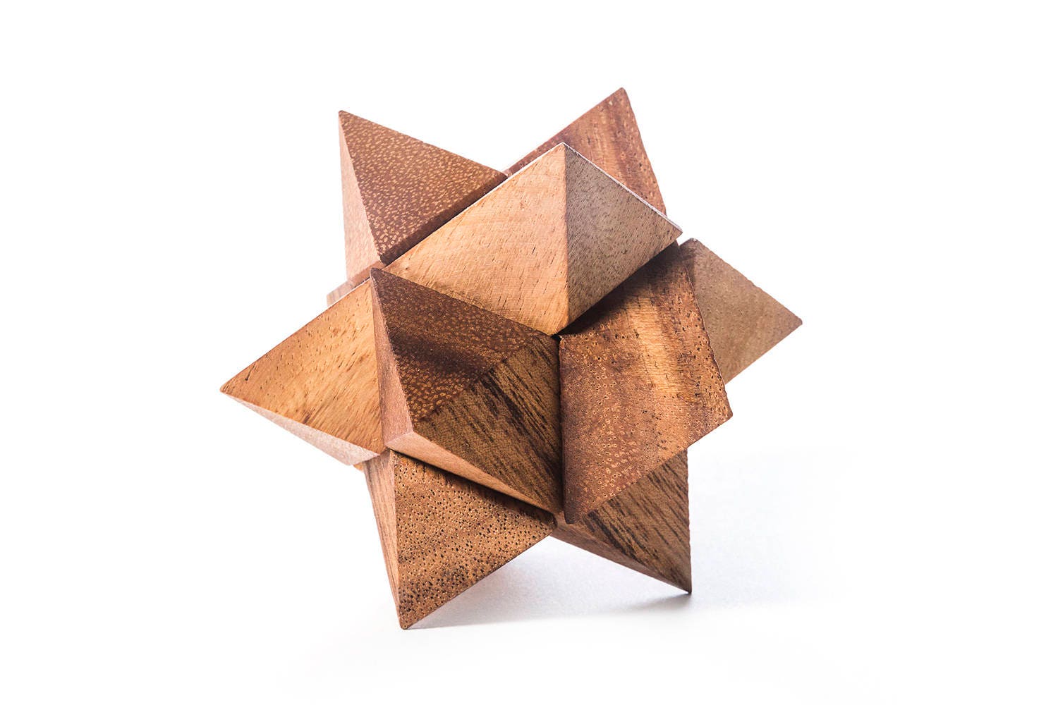 Star Puzzle - Puzzle rompicapo in legno 3D ad incastro, puzzle in legno, rompicapo in legno, puzzle rompicapo in legno, regalo per bambini intelligent