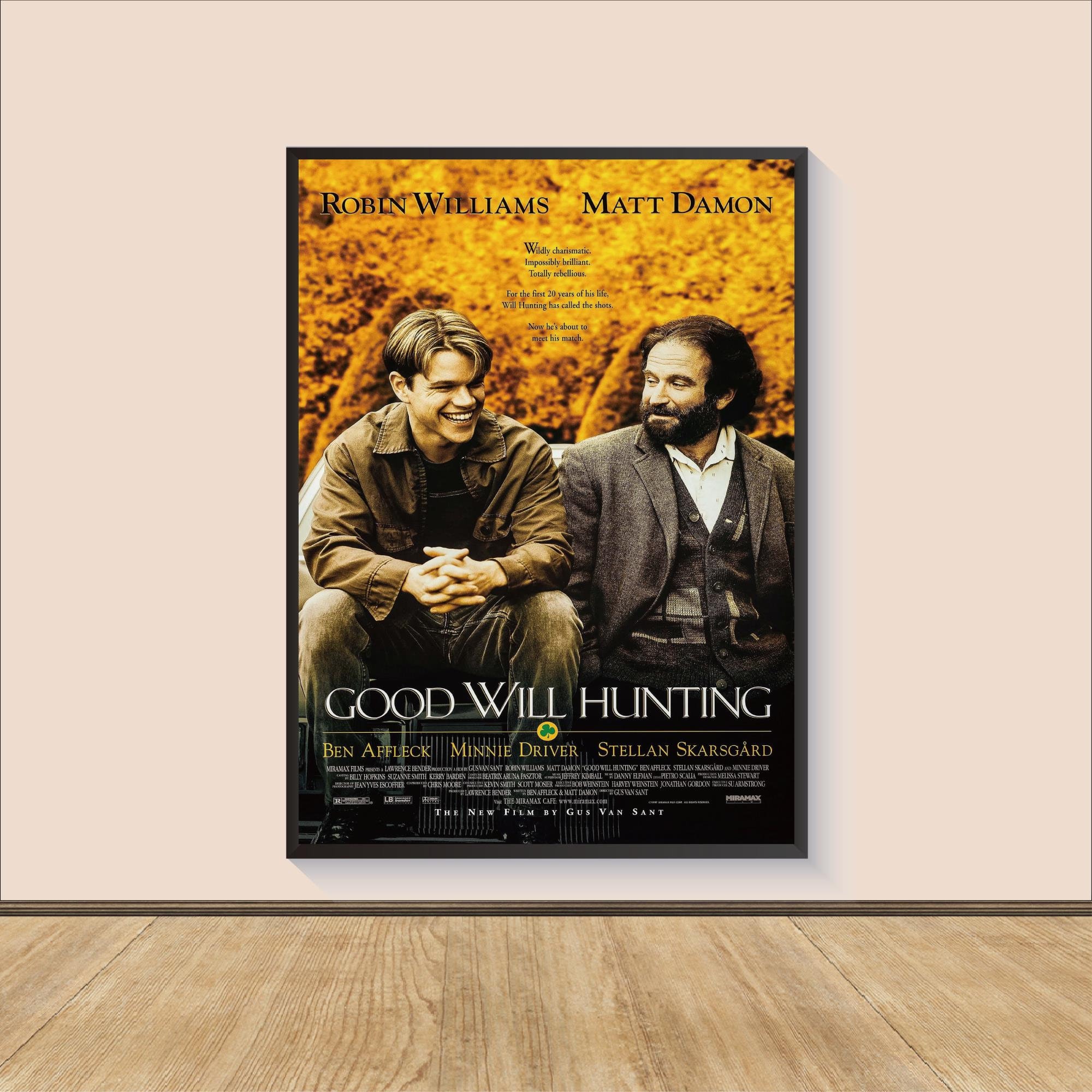 "Poster del film \"Will Hunting - Genio ribelle\", tela da parete"