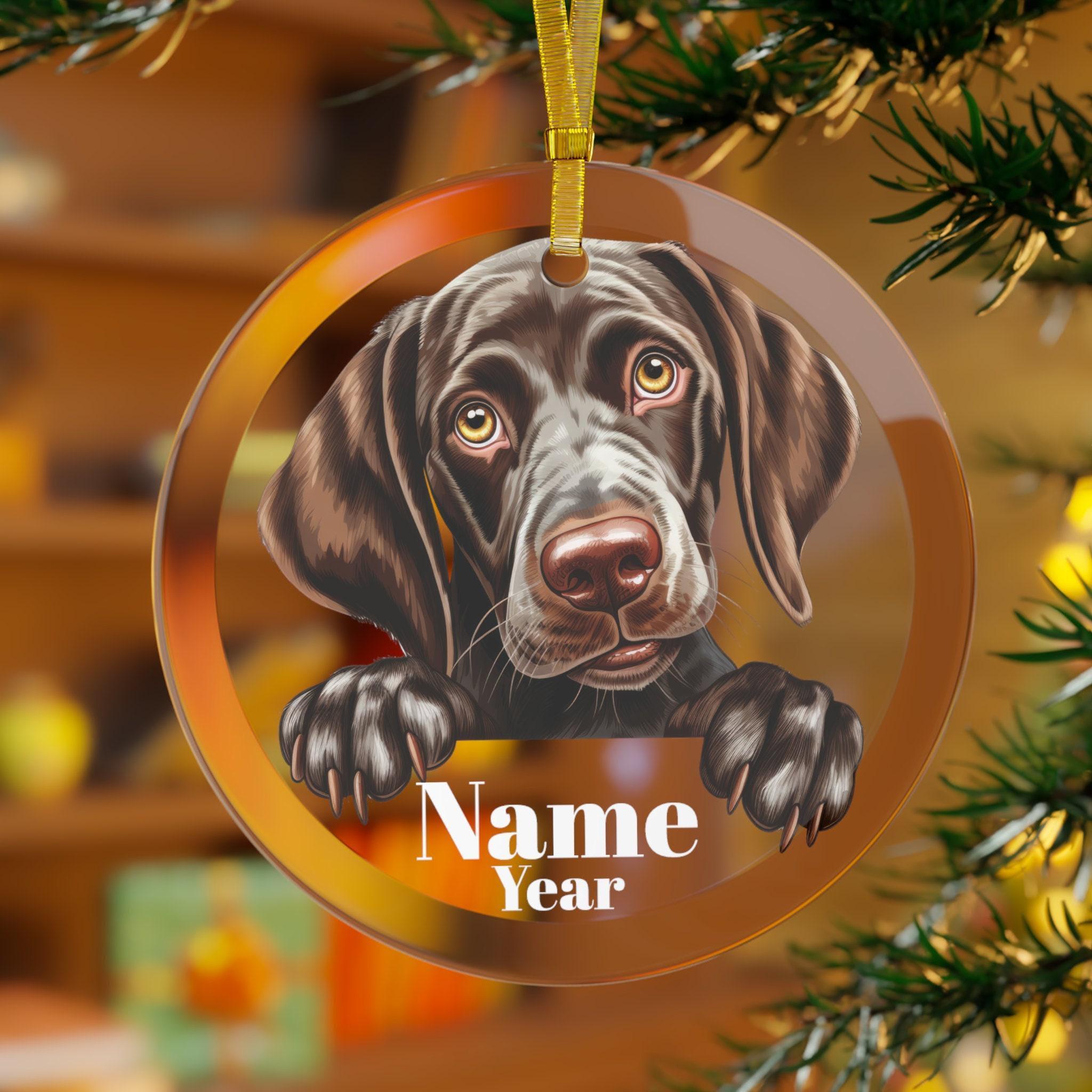 Ornamento per cane da caccia tedesco a pelo corto, cane da caccia tedesco a pelo corto, regali per cane da caccia tedesco a pelo corto, memoriale per