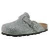 Hausschuh KIDSWORLD, Kinder, Gr. 29, grau (hellgrau), Filz, casual, Schuhe, Clog, Pantoffel, Homeslipper mit vorgeformtem Fußbett