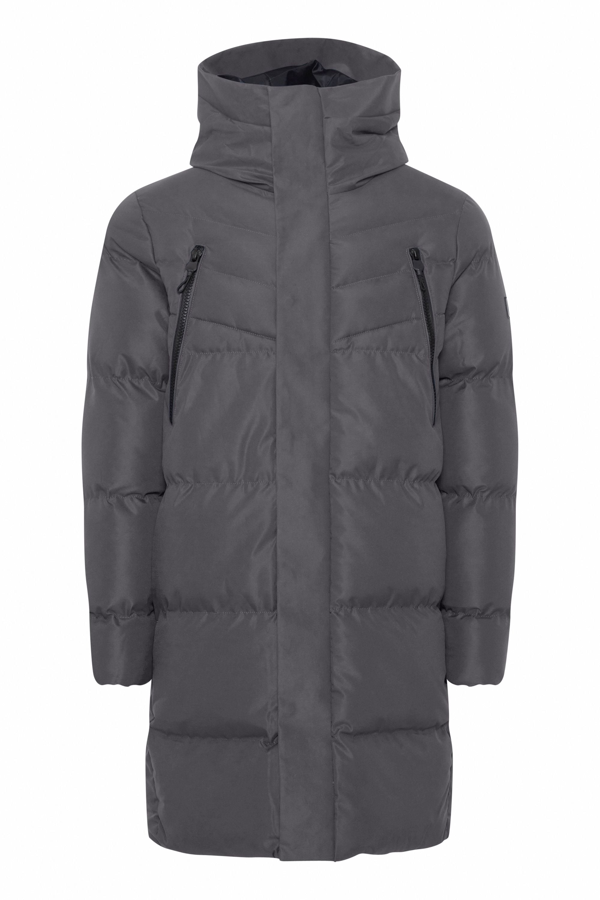 Langmantel 11 PROJECT "Parka PRDenny", Herren, Gr. XL, grau (iron gate), Obermaterial: 100% Polyester PES., Casual, lang, Mäntel