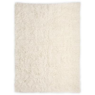 Wollteppich THEKO "Flokos 1", beige (natur), B:200cm H:40mm L:200cm, Wolle, Teppiche, original griechischer Flokati, Hochflor, Uni Farben, reine Wolle Image
