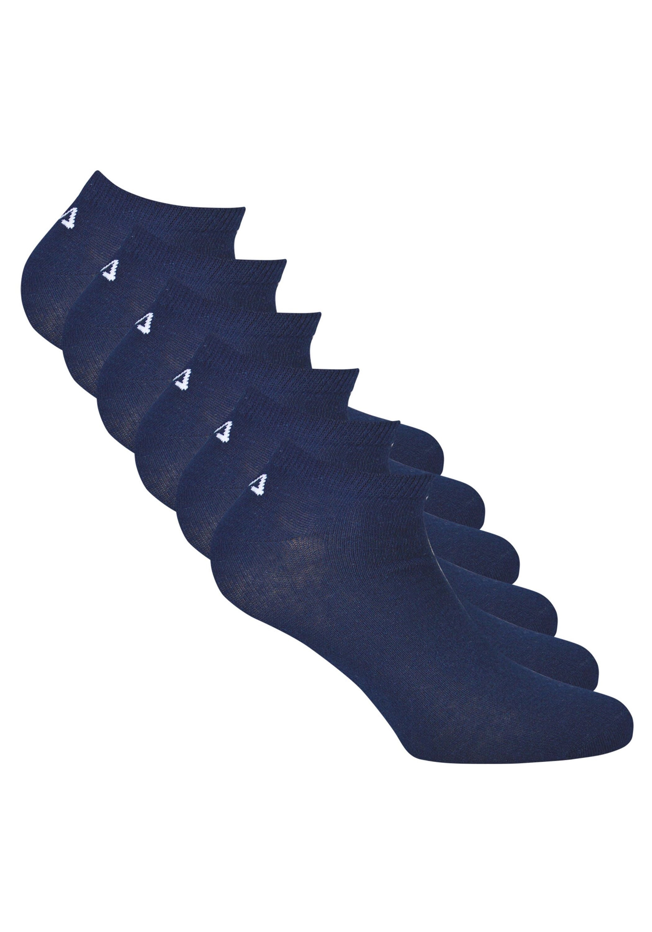 Sneakersocken FILA "Socken 6er Pack", Damen, Gr. 35-38, blau, Obermaterial: 75% Baumwolle CO. 23% Polyester PES. 2% Elasthan EL., Socken Sneakersocken