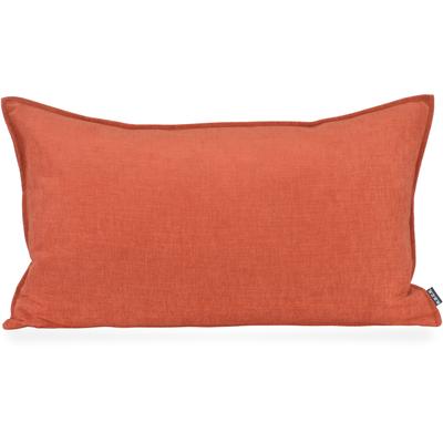 Dekokissen H.O.C.K. "Lucky", orange (orange, unifarben), B:70cm H:10cm L:40cm, Polyester, Dekokissen_Sitzkissen_Kissenhüllen, Sofakissen inkl. Füllung, 70x40cm, einfarbig, creme ecru, Dekokissen Image