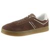 Sneaker TOMMY JEANS "THE GREENWICH SUEDE", Herren, Gr. 41, braun, Veloursleder, Lederimitat, unifarben mit Farbeinsatz, sportlich, Schuhe, Freizeitschuh, Halbschuh, Schnürschuh mit gepolstertem Schaftrand