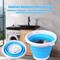 Folding Laundry Tub Basin Portable Mini Washing Machine Automatic Clothes Washing Bucket