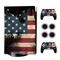 Ps5 Skin Stickers,Full Body Vinyl Skins Decals Cover For Playstation 5 Console And 2 Controllers With 4 Pcs Thump Grip Caps