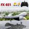 Rc Plane Fx-651 405Mm Wingspan Eagle Aircraft 2.4G Radio Control Remote Control Hobby Glider Airplane Epp Foam Kids Gift With 1/2/3Pcs Batteries