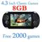 Wholesale 4.3 Inch 8Gb Portable Game Player Handheld Game Console Camera Video Music