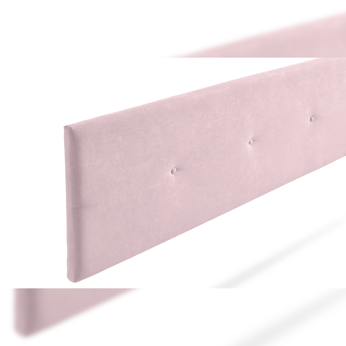 Gepolstertes Kopfteil NAPOLI Aqualine 160x50x5 cm - Hellrosa - Moonia Image