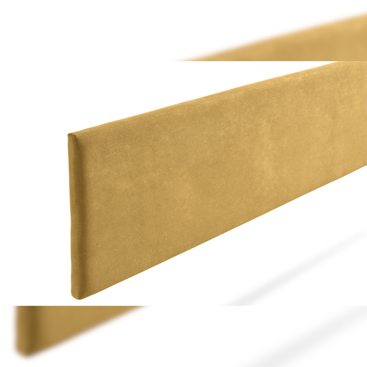 Gepolstertes Kopfteil NOVA Aqualine 145x50x5 cm - Senf - Moonia Image