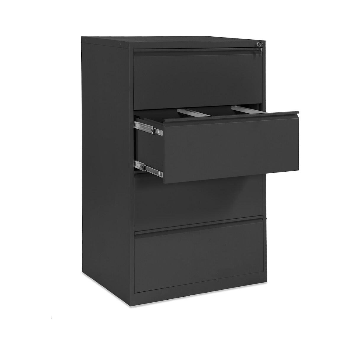 CEHA Hängeregistraturschrank 2-bahnig mit 4 Schüben in tiefschwarz Image