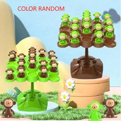 Monkey Balance Tree Focus Balance Training Giocattoli per bambini Serie musicale pieghevole Gioco da