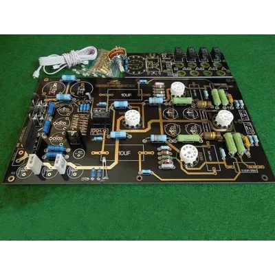 Berühmte circuit 12AU7 12AX7 Rohr vorverstärker KIT DIY preamp Image