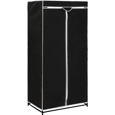 Kleiderschrank Schwarz 75×50×160 cm Vidaxl