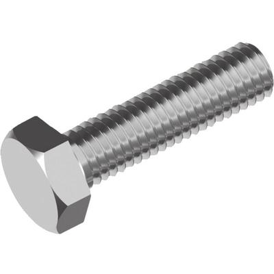 Din 933 Sechskantschraube mit Gewinde bis Kopf m 14 x 75 A2 blank - Reidl Image