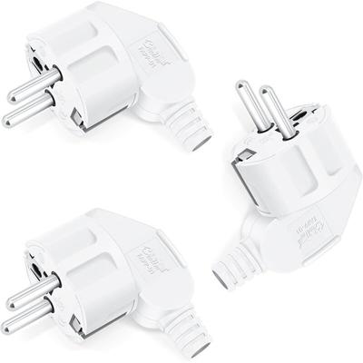 X Schuko-Stecker, 250 v (16 a), Schutzkontaktstecker mit Knickschutztülle, Schuko-Stecker aus Image