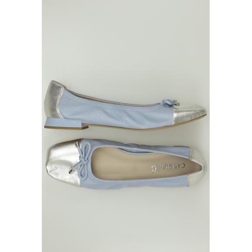 Caprice Damen Ballerinas, Gr. 41, silber, Leder