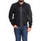 Diesel L Nikolai Mens Bomber Leather Jacket - Black - Size Large | Diesel Sale | Discount Designer Brands