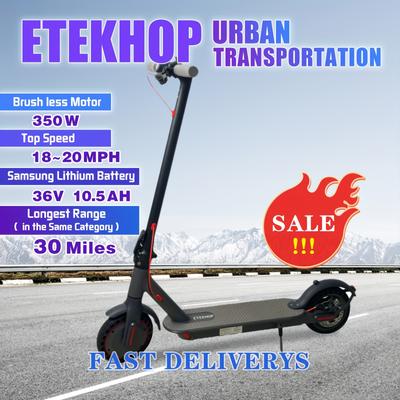 TEMU -long 30-mile Electric Scooter - 350w, 8.5