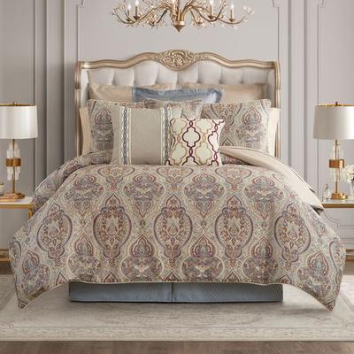Lewiston Comforter Set Multi Warm, King, Multi Warm