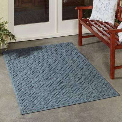 Lattice Extra Large Mat 70 x 45, 70 x 45, Slate Blue