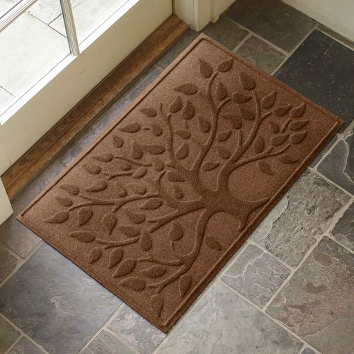 Tree of Life Doormat 35 x 23, 35 x 23, Dark Brown