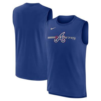 Nike Royal Atlanta Braves City Connect Muskel-Tanktop für Herren Image